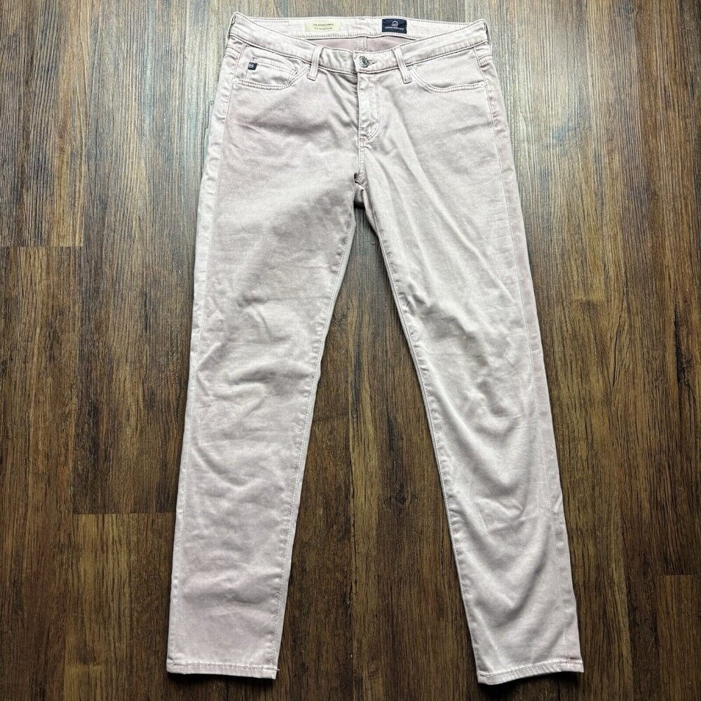 AG Adriano Goldschmie Stevie Ankle Slim Straight Jeans Mauve Women’s Size 27R